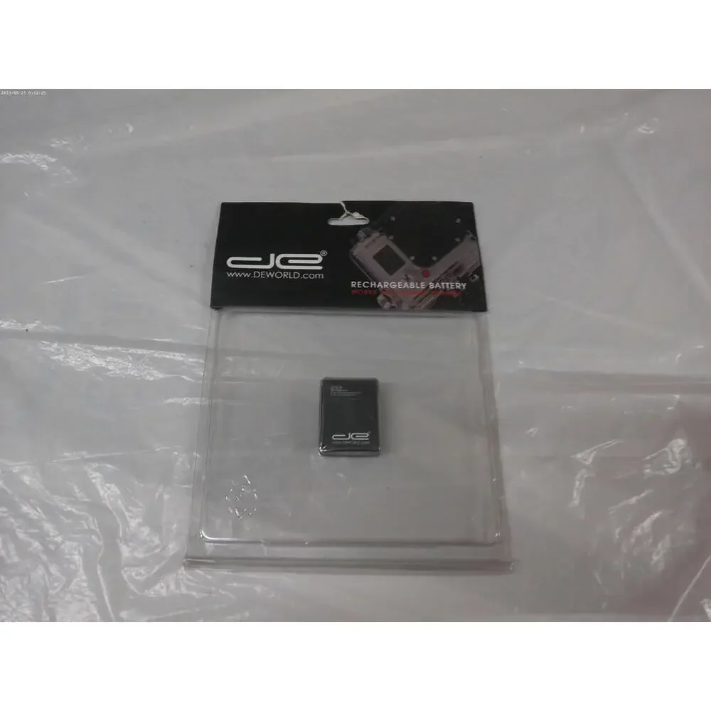DEWORLD Rechargeable Battery For Gopro Camera RS: 230-2324